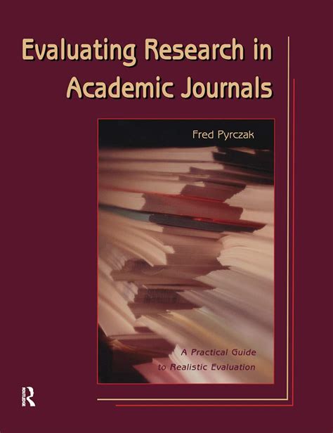 pyrczak f evaluating research in academic journals PDF